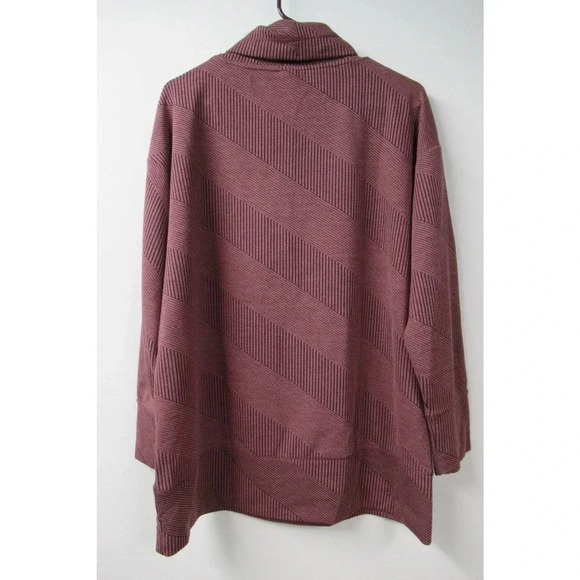 Free Country Abstract Long Sleeve Pull Over Hoodie Woman Sz Large40 - Picture 2 of 6